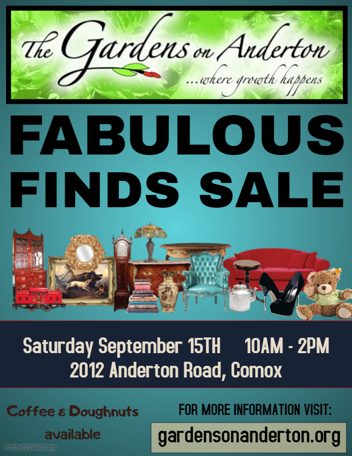 Fabulous Finds Poster The Gardens on Anderton